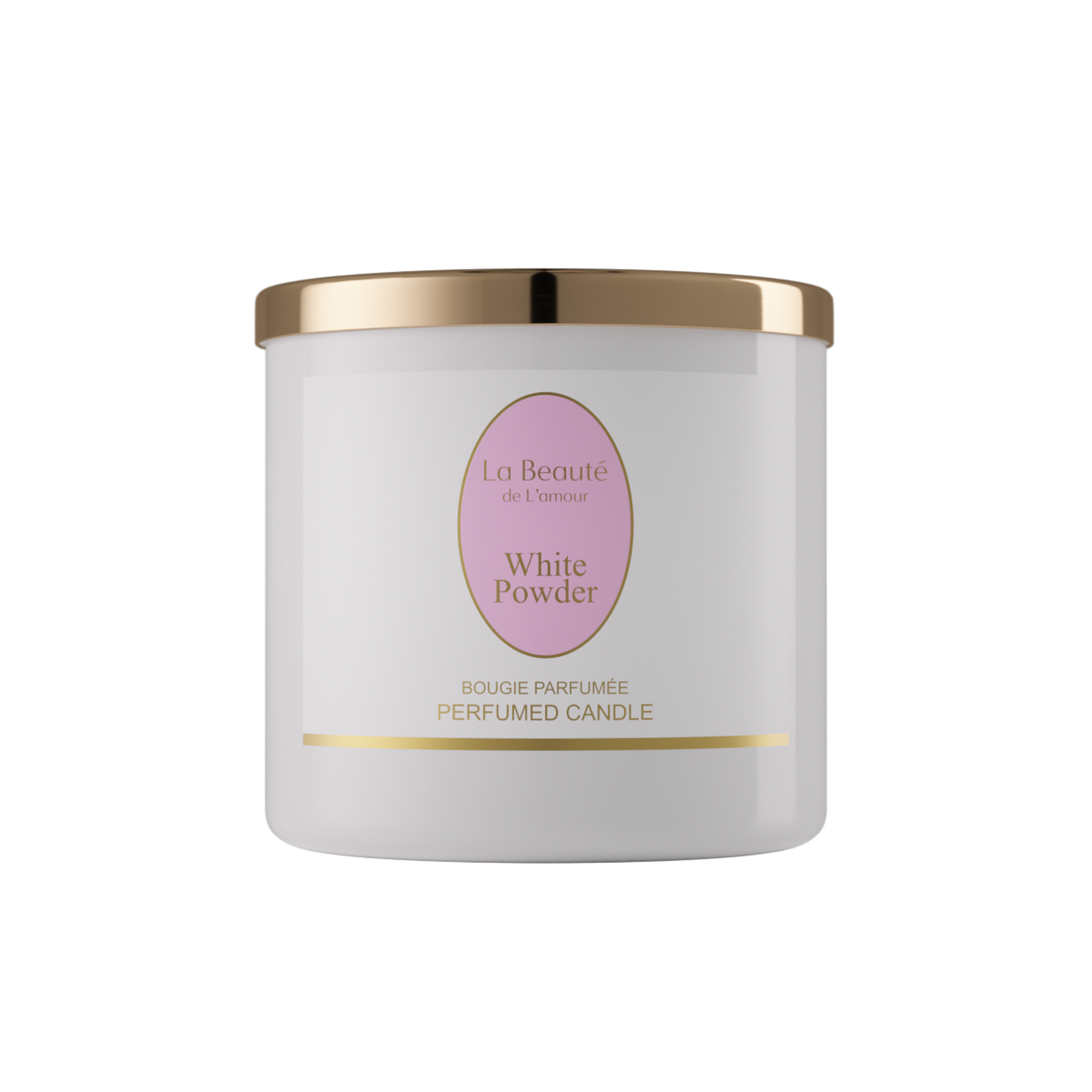 White Powder 400 gm Scented Candle La Beaute