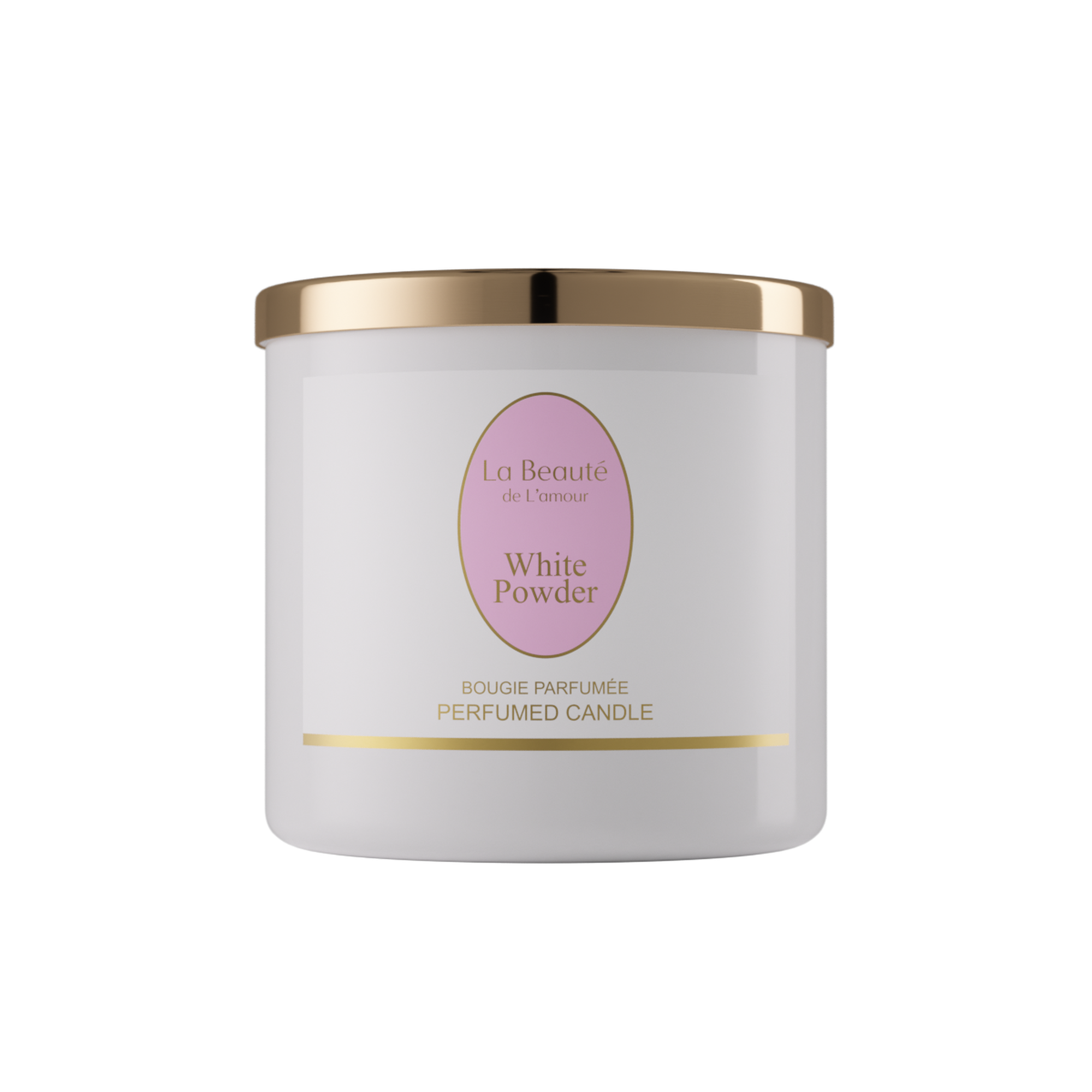 White Powder 400 gm Scented Candle La Beaute