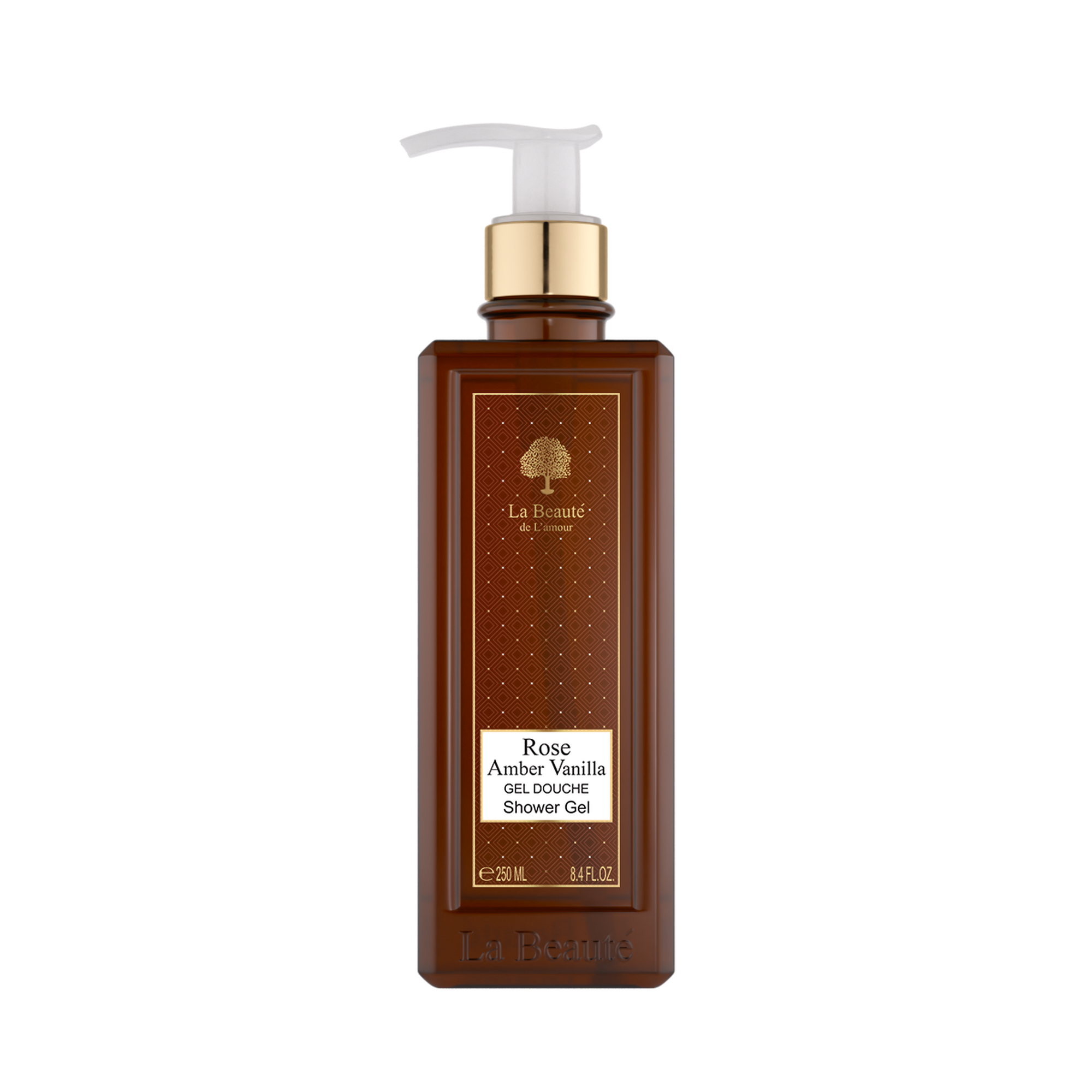 Rose Amber Vanilla Shower Gel 250ml La Beaute de Lamour