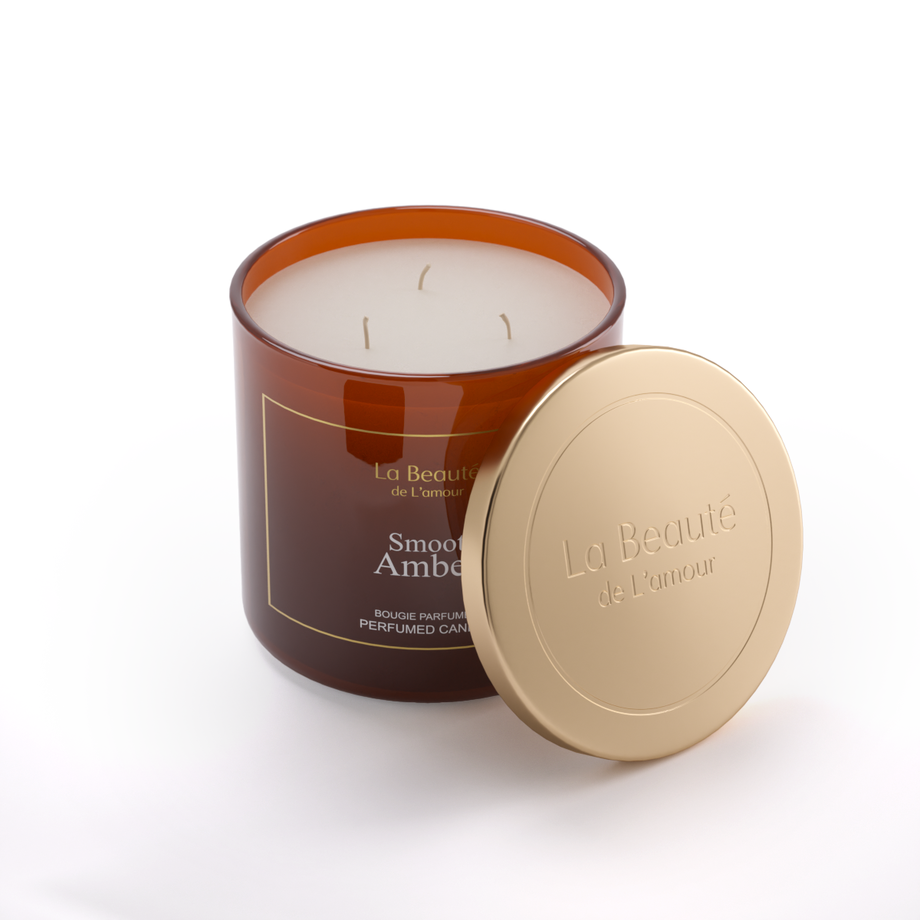 Smooth Amber 400 gm Scented Candle La Beaute